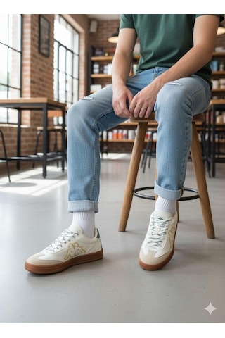 Kappa Kp-1039 Santiago Rahat Orijinal Ürün Sneaker Ayakkabı Bej
