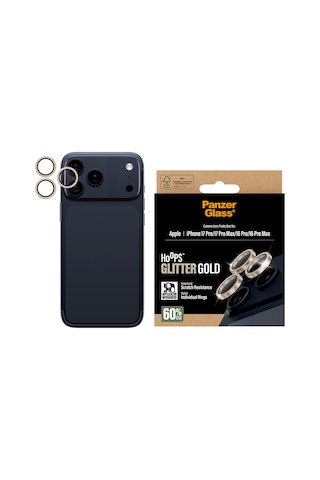 Panzerglass Hoops Apple Uyumlu iPhone 17 Pro Max 16 Glitter Gold Kamera Lens Koruyucu