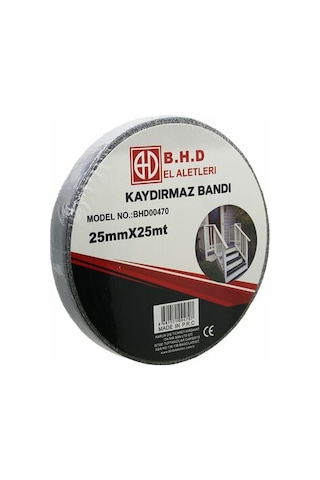 Kaydırmaz Siyah Bant 25 Mm X 25 Mt - 9064465671534kymk