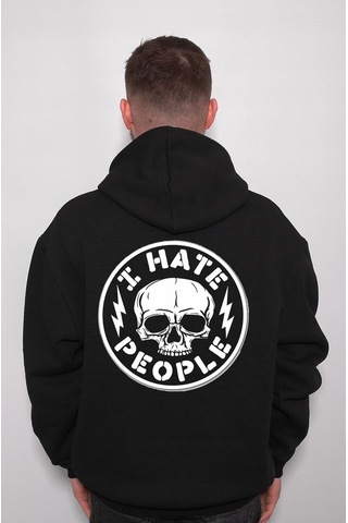 I Hate People İnsanlardan Nefret Ediyorum Sweatshirt Unisex Kapüşonlu Hoodie 001