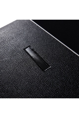 Yuntech01 11" Siyah Pu Deri İş Çantası - Ultrabook, Dizüstü Bilgisayar Ve Tablet İçin Koruyucu Çanta, Hafif Ve Taşınabilir, Ek Depolama Bölümlü Siyah