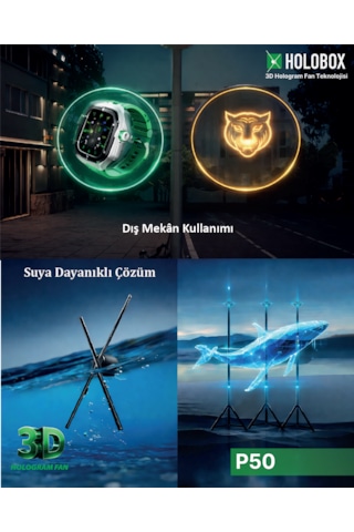 Holobox P50 50cm 3d Hologram Fan