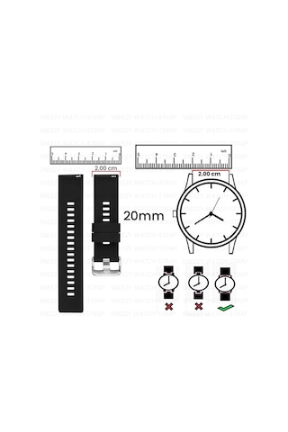 Samsung Galaxy Watch 4 40-42-44-46mm Uyumlu 20mm Coastal Manyetik