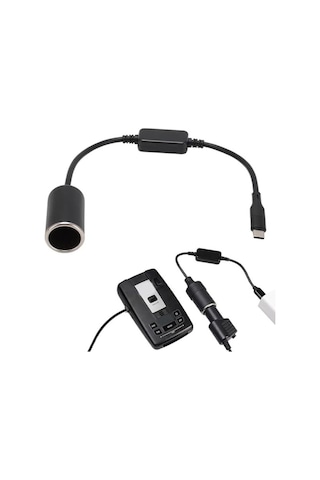 Type C Çakmak Adaptörü, 5v-12v Araba Cihazları İçin Güç Kaynağı