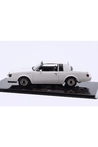 1:43 Ölçek Ixo 1987 Buick Grand National Diecast Metal Minyatür Model Araba 10cm