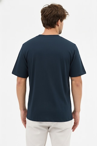 Goffra Erkek Vision Premium Kalite Yoğun Dokulu Pamuklu T-shirt Lacivert M101-r0220-05 Lacivert