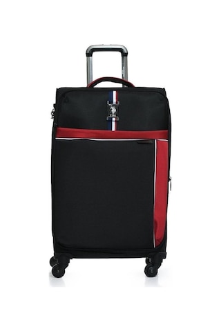 U.s. Polo Assn. Siyah Kumaş Unisex Orta Boy Valiz Plvlz22801bo 001