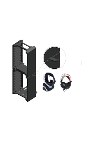 Yues PS4 Multi Fonksiyonel Stand VR Gözlük Kulaklık ve Oyun Standı (PS4 Serisi / Xbox One S Uyumlu)