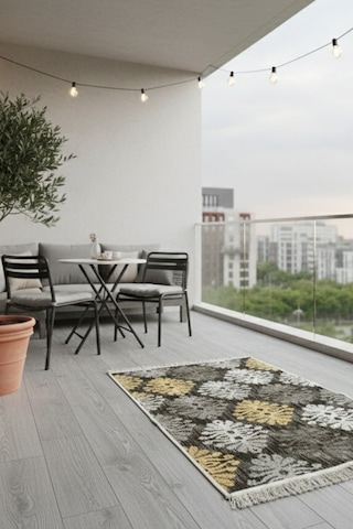Modern Desenli Çift Taraflı İnce Hafif Makinede Yıkanabilir Pratik Kullanım Günlük Kullanıma Uygun Kilim Renkli
