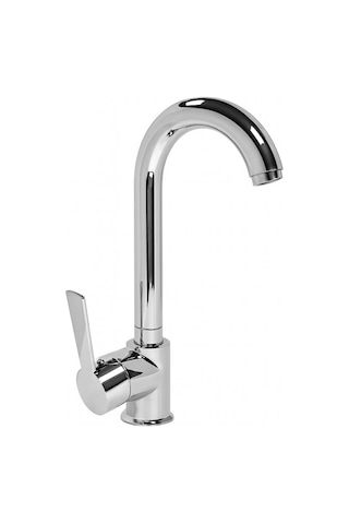 Nuss Safir Kuğu Lavabo Bataryası-parlak Krom-n 9602 Krom