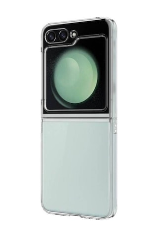Samsung Uyumlu Galaxy Z Flip 5 Kılıf Zore Droga Kapak Renksiz