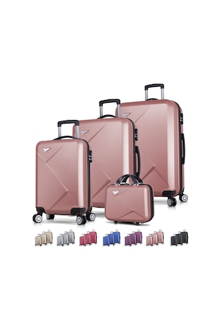 My Valice Diamond Abs 4'Lü Travel Valiz Seti
