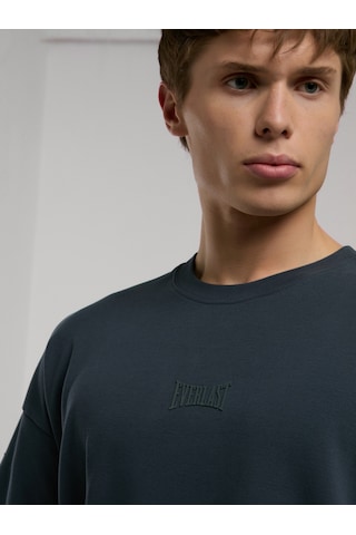 Ever Relaxed Oversize Antrasit Erkek Tişört Koyu Gri