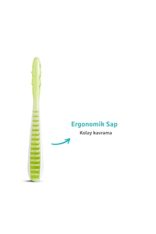 Munchkin Gentle Dip İlk Bebek Kaşığı 3'lü Set 4 Ay+ Aşamalı Beslenme Bpa İçermez Unisex Mavi-yeşil Mavi - Yeşil