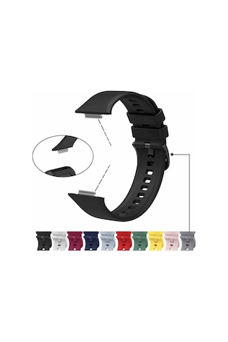 Huawei Watch Fit 2 Krd-43 Uyumlu Zore Kordon-mavi Açık