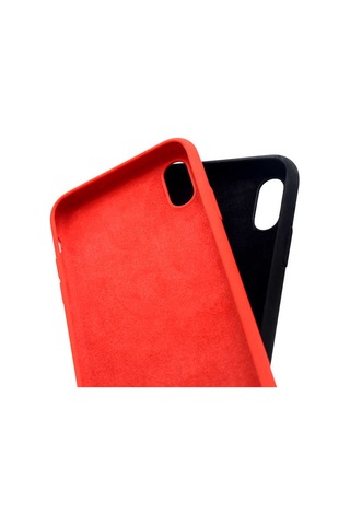 Apple Uyumlu iPhone Xr 6.1 Kılıf Zore Silk Silikon Lila