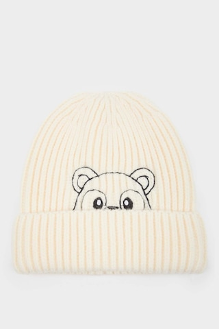 Defacto Erkek Bebek Nakışlı Triko Bere C8594a525wner136 Ekru