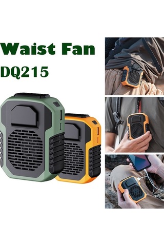 Skycity 6000ma Taşınabilir Bel Fanı, Yükseltilmiş 2'si 1 Arada Taşınabilir Mini Bel Klipsli Fan, Açık Hava Çal E