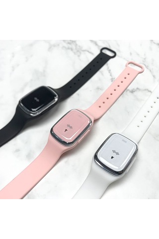 Skycity Siyah Fiziksel Uyku Koruyucu Akıllı Bileklik - Sıcaklık Ölçer, Saat Ve 3 Seviye Uçucu İlaçsız Kovucu