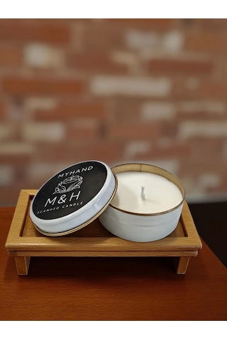 Myhand Soyawax Beyaz Teneke Eternal Love Esans Kokulu Mum 60 Gr Beyaz