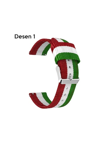22Mm Gear S3 Watch 4 -Gt2 Gt2E 46Mm Kayış Kordon Nylon Watch 3 4