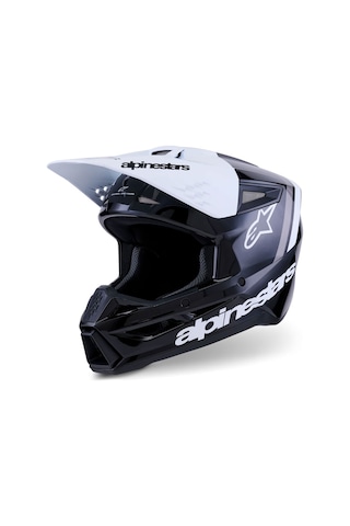 Alpinestars Sm3 Radium Off-Road Cross Kaskı Beyaz - Gri - Siyah