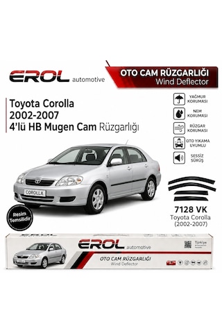 Toyota Corolla 2002-2007 4'lü Mugen Cam Rüzgarlığı