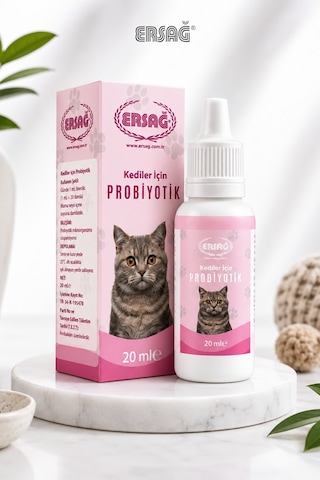 Ersağ Kediler İçin Probiyotik Destek 20 ML