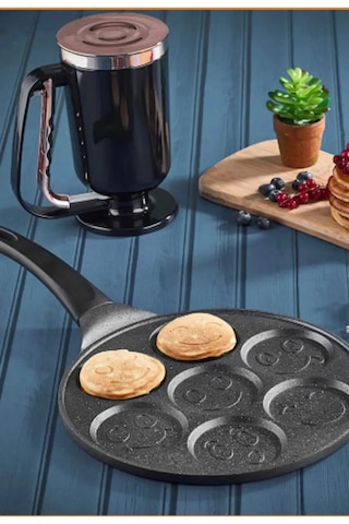 Viatom Pankek Tavası + Hamur Porsiyonlayıcı Hediyeli Pankek Tavas