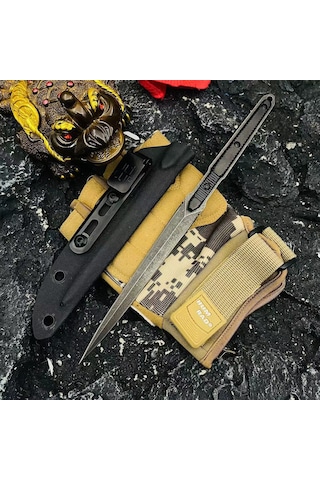 Mufunye Dış Mekan Taktik Gürzü - Çok Amaçlı Kahve Bıçağı, Kaymaz Tutamalı Kafa, Kendine Koruma Ve Kamp İçin Dayanıklı Tasarım