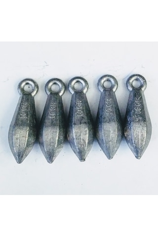 Olta Kurşunu 60 Gram Piramit 5 Adet
