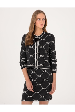 Pierre Cardin Kadın Antrasit Hırka Triko 50311002-vr006 Antrasit