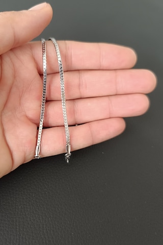 Çelik Zincir Orijinal Gerçek Çelik Zincir 45 Cm Zincir Kolye Gerçek Çelik Zincir Kolye Çelik Zincir 45 Cm Çelik Zincir 45 Cm
