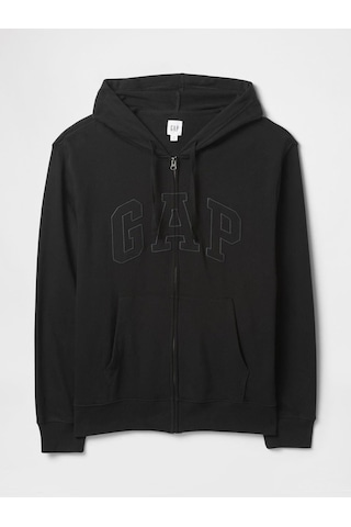 Gap V-frch Ft Heritage Logo Fz Erkek Sweatshirt-7988 Siyah