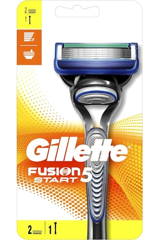 Gillette Fusion5 Start Erkek Tıraş Makinesi + Yedek Tıraş Bıçağı 2'li
