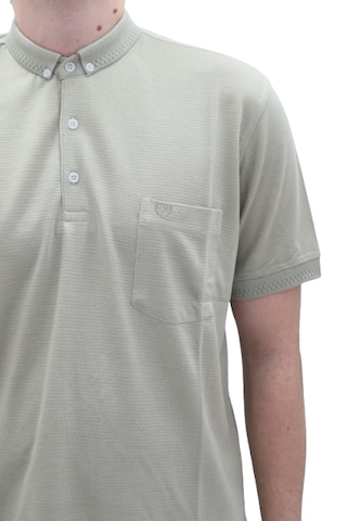 Santa Dmctekstil Erkek 102 Düz Klasik Kesim Rahat Kalıp Tek Cepli Polo Yaka T-shirt Yeşil