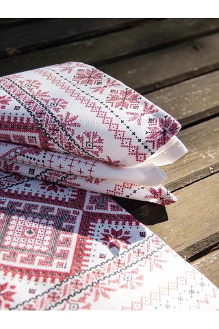 Leohome Servis Peçeteleri Rus Stilinde 449822274 Beyaz