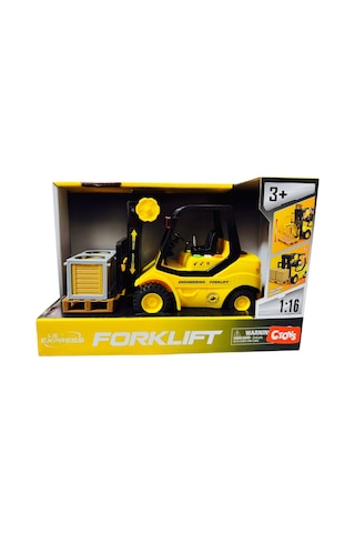 Sürtmeli Işıklı Ve Sesli Müzikli Forklift 1:16 22 Cm