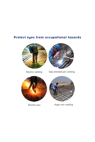 Maiyame Otomatik Ayarlanabilir Kaynak Gözlüğü - Güçlü Işık Korumalı, Elektrikli Kaynak İçin