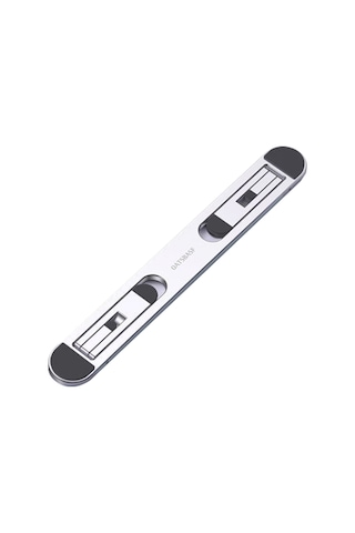 Yaleker Alüminyum Dizüstü Bilgisayar Tutucu, Soğutma Ve Yükseklik Artırıcı, Katlanabilir Masaüstü Standı, Gümüş