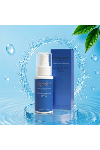 Dermaura Nemlendirici Etkili Yüz Güneş Kremi SPF50+ 100 ML