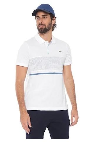 Lacoste Polo Pike Tişört Regular Fit Beyaz