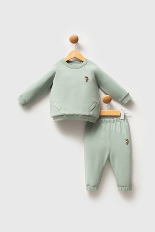U.S. Polo Assn. Erkek Bebek Yeşil Takım 5274-48953 Yeşil