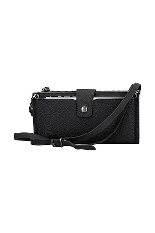 Gp Iguana Lozan Strap 6.5 İnch Uyumlu Deri Kartlıklı Kılıf Erc1 Siyah Siyah