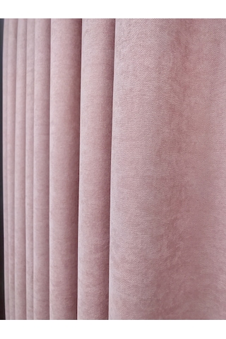 Ada Fonluk Gül Kurusu Tek Kanat 1/2,5 Orta Sık Pile Pembe