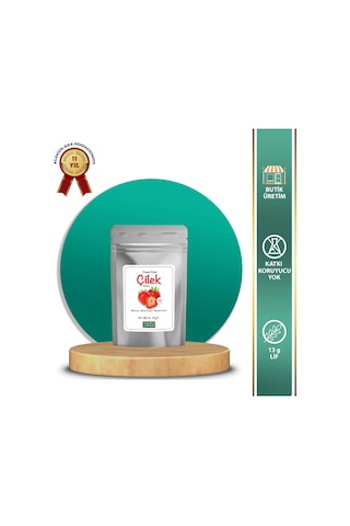 Çilek Kuru Meyve Cipsi Dondurularak Kurutulmuş Freeze Dried 20 G