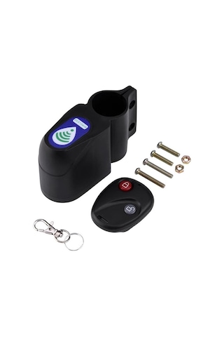 Powermaster Pm-26177 Uzaktan Kumandalı Bisiklet Alarm Kilidi Siyah