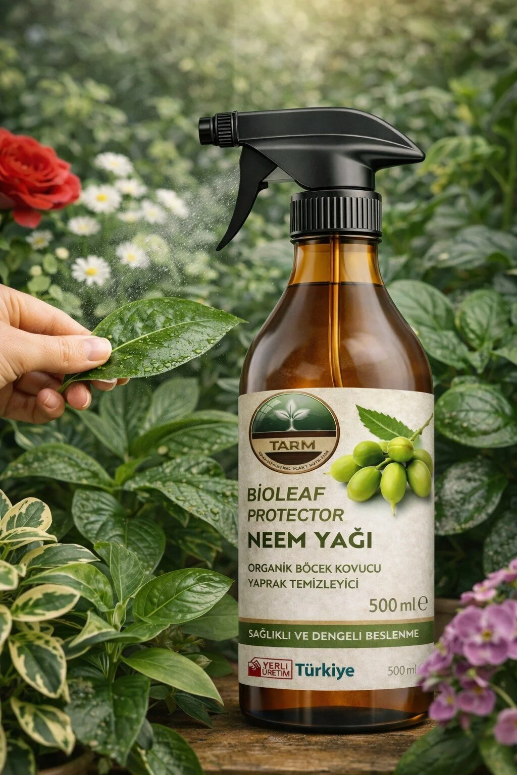 Bioleaf Protector Neem Yağı-organik Böcek Kovucu, Yaprak Bit Temizleyici 500 ML