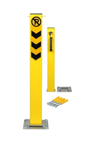 Otopark Bariyeri Kişisel Kilitli Çıkar Araç Bariyer Direği 75 Cm