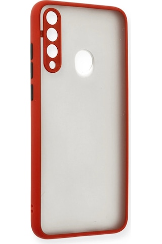 Newface Huawei Y6p Kılıf Montreal Silikon Kapak Semeglbl - 87 - Kırmızı